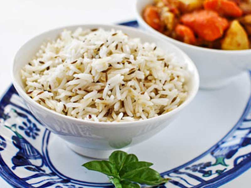 Zireh Polo (Cumin and Rice) with Chicken or Meat
