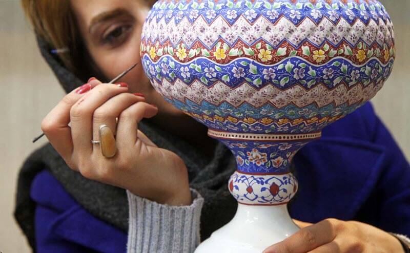 Minakari, the best souvenir from Iran