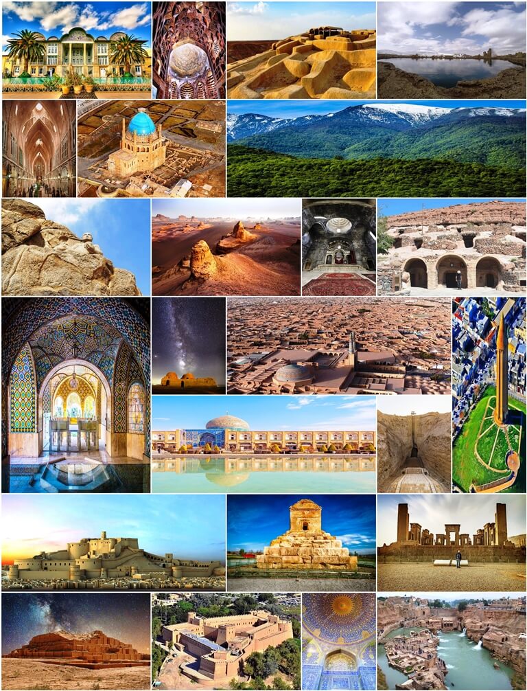 UNESCO world heritage sites in Iran