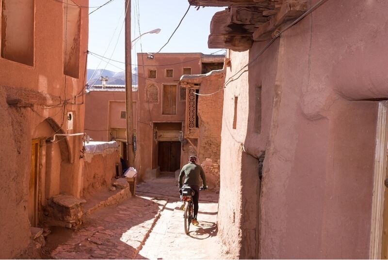 Cycling in Abyaneh