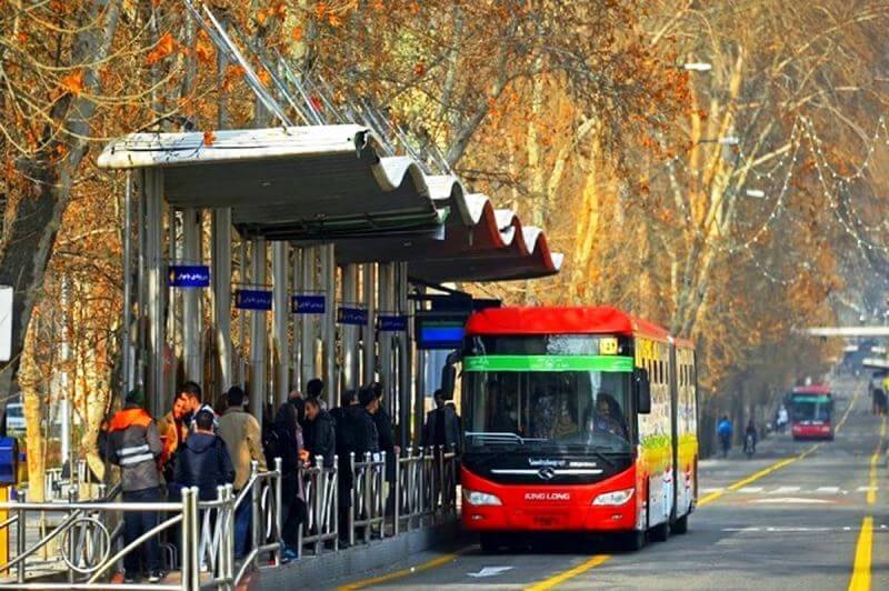 Urban Buses in Iran Street
