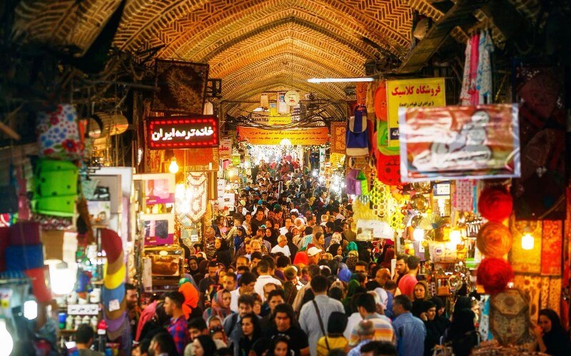 Bazaar in Tehran