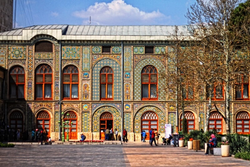 Golestan Palace Yard