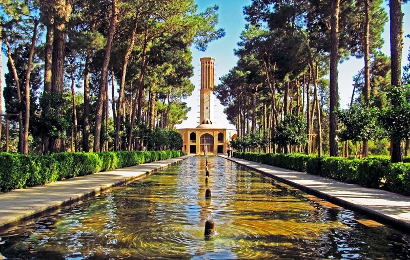 Dowlat Abad Garden in Yazd