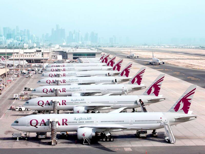 Qatar Airways Airplanes Ready to go to Iran