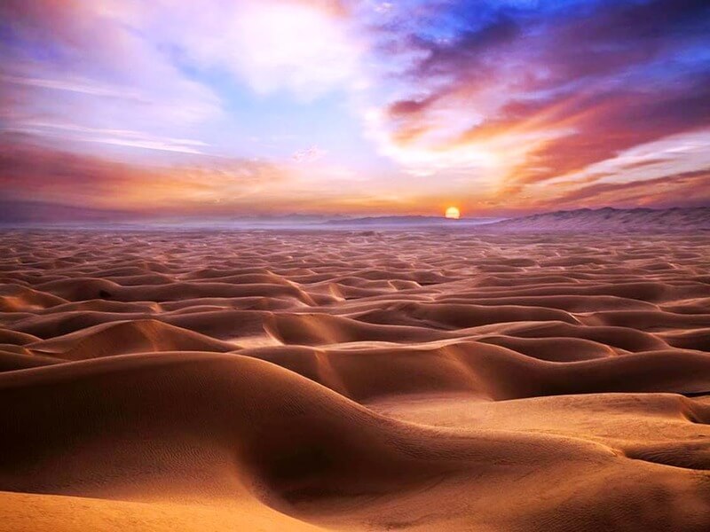 Rig-e Jen Desert in Garmsar Iran