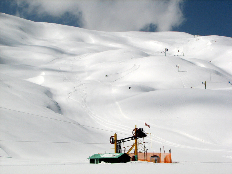 Dizin International Ski Resort in Iran