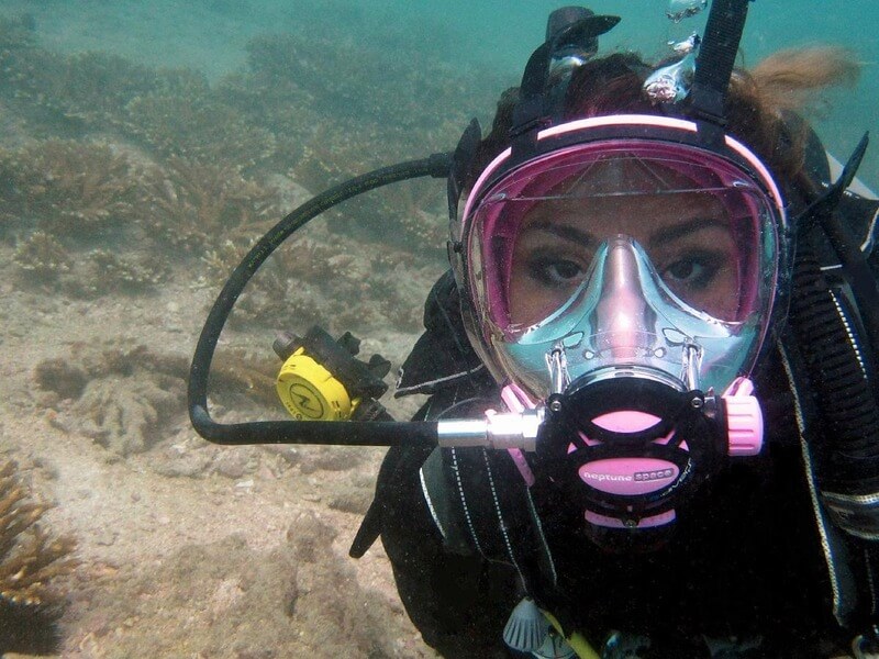 Diving for Ladies in Kish Island